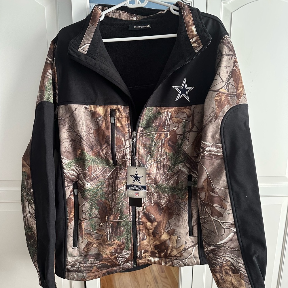 Dunbrooke Black Jacket with Camo Trim